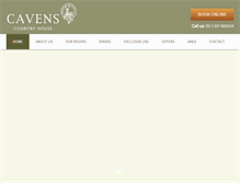 Tablet Screenshot of cavens.com